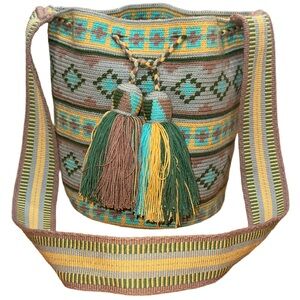 Large Wayuu Mochila Bag | colorful | boho | beachy | western